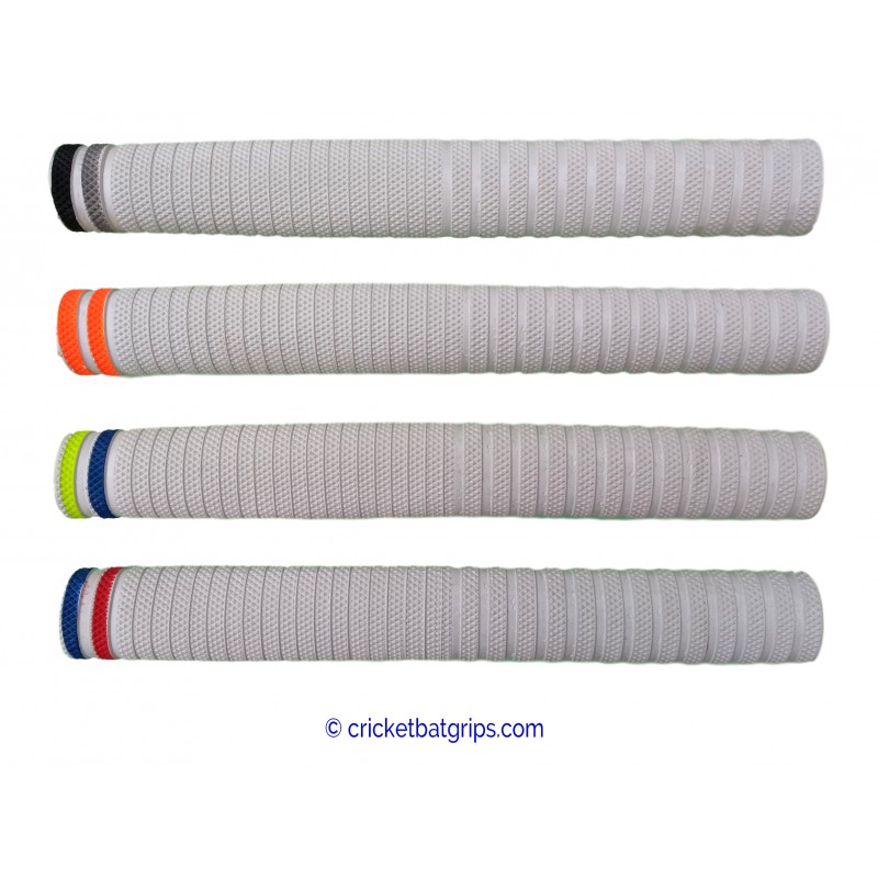 Dynamite cricket bat grip with single base colour with 2 bands