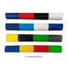 Four coloured cricket bat grip with equal sized bars